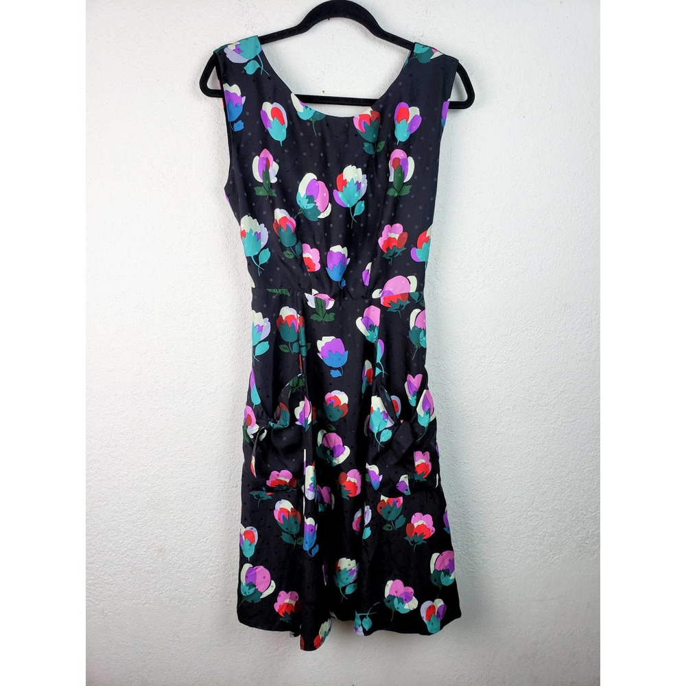 Anthropologie Corey Lynn Calter Silk Floral Dress